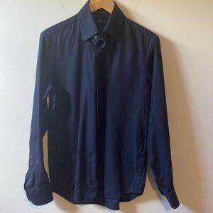 Hugo Boss Men’s Woven Cotton Dress Shirt